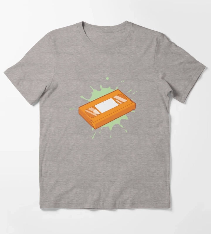 Nick Splat VHS T-Shirt Heather Grey