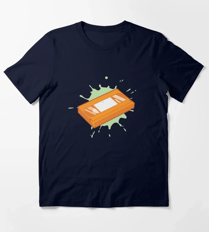 Nick Splat VHS T-Shirt Navy