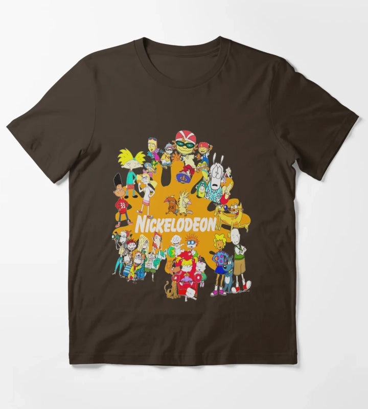 Nickelodeon 90s Nick T-Shirt Brown