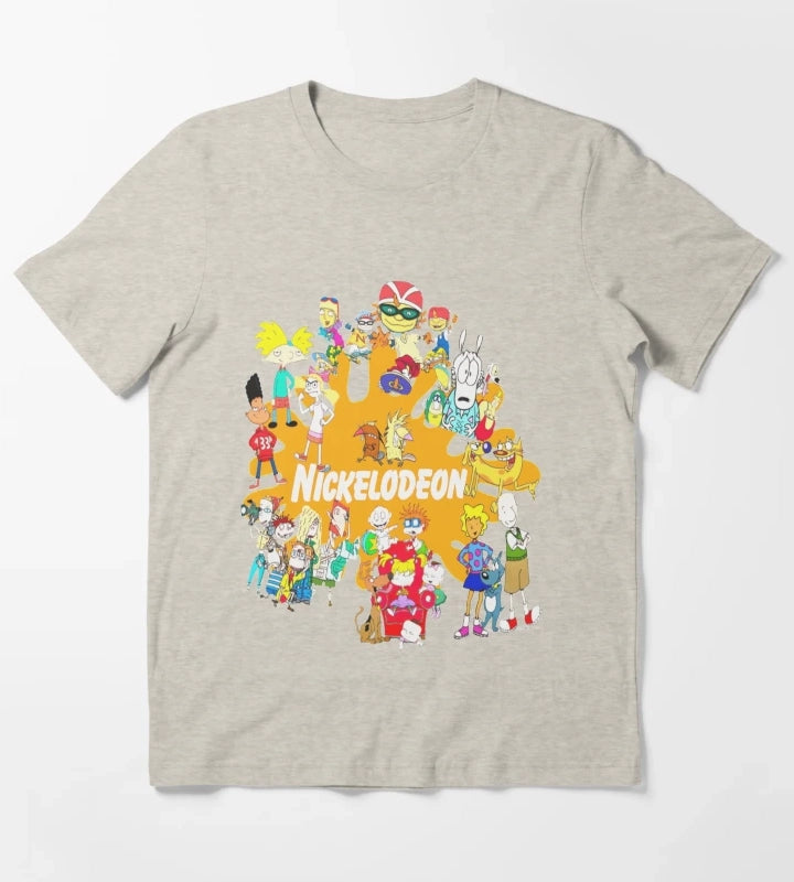 Nickelodeon 90s Nick T-Shirt Cream