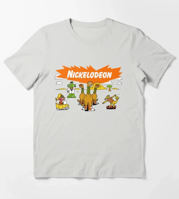Nickelodeon Do Wop Dinosaurs T-Shirt Light Grey