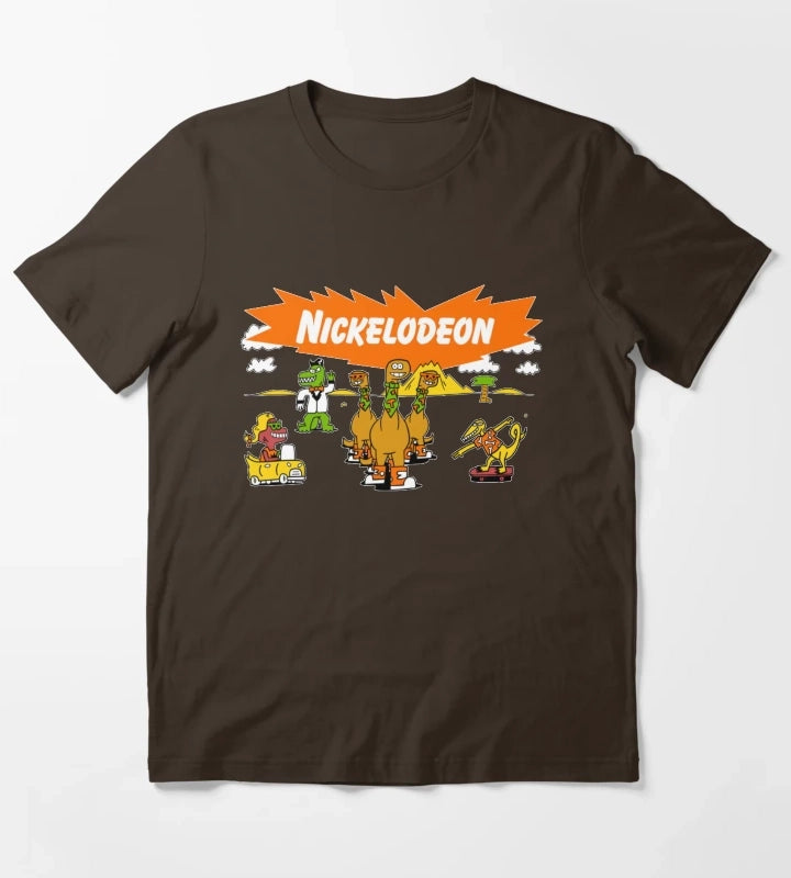 Nickelodeon Do Wop Dinosaurs T-Shirt Brown