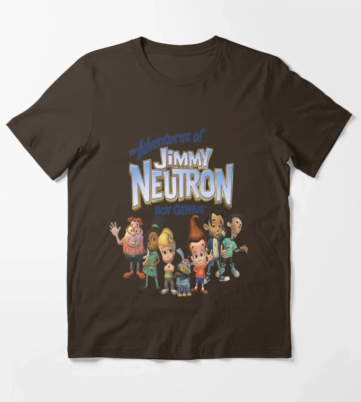 Nickelodeon Jimmy Neutron T-Shirt Brown