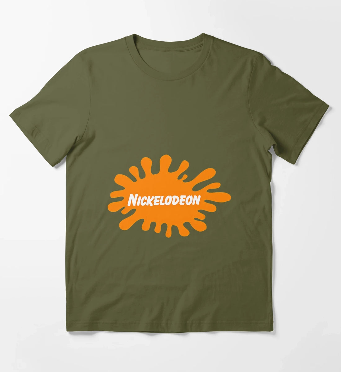 Nickelodeon Logo T-Shirt Olive Green