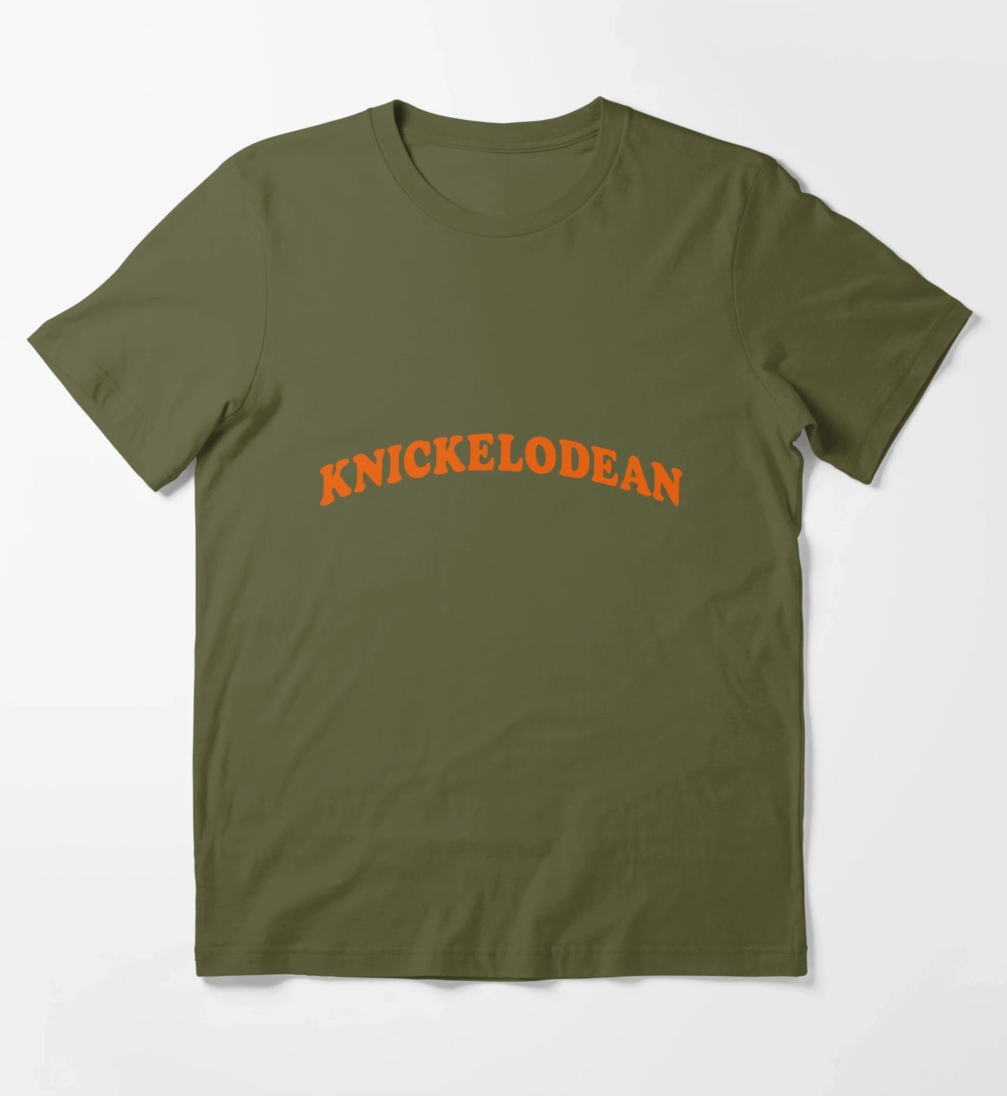 Nickelodeon NY Knicks pun T-Shirt Olive Green
