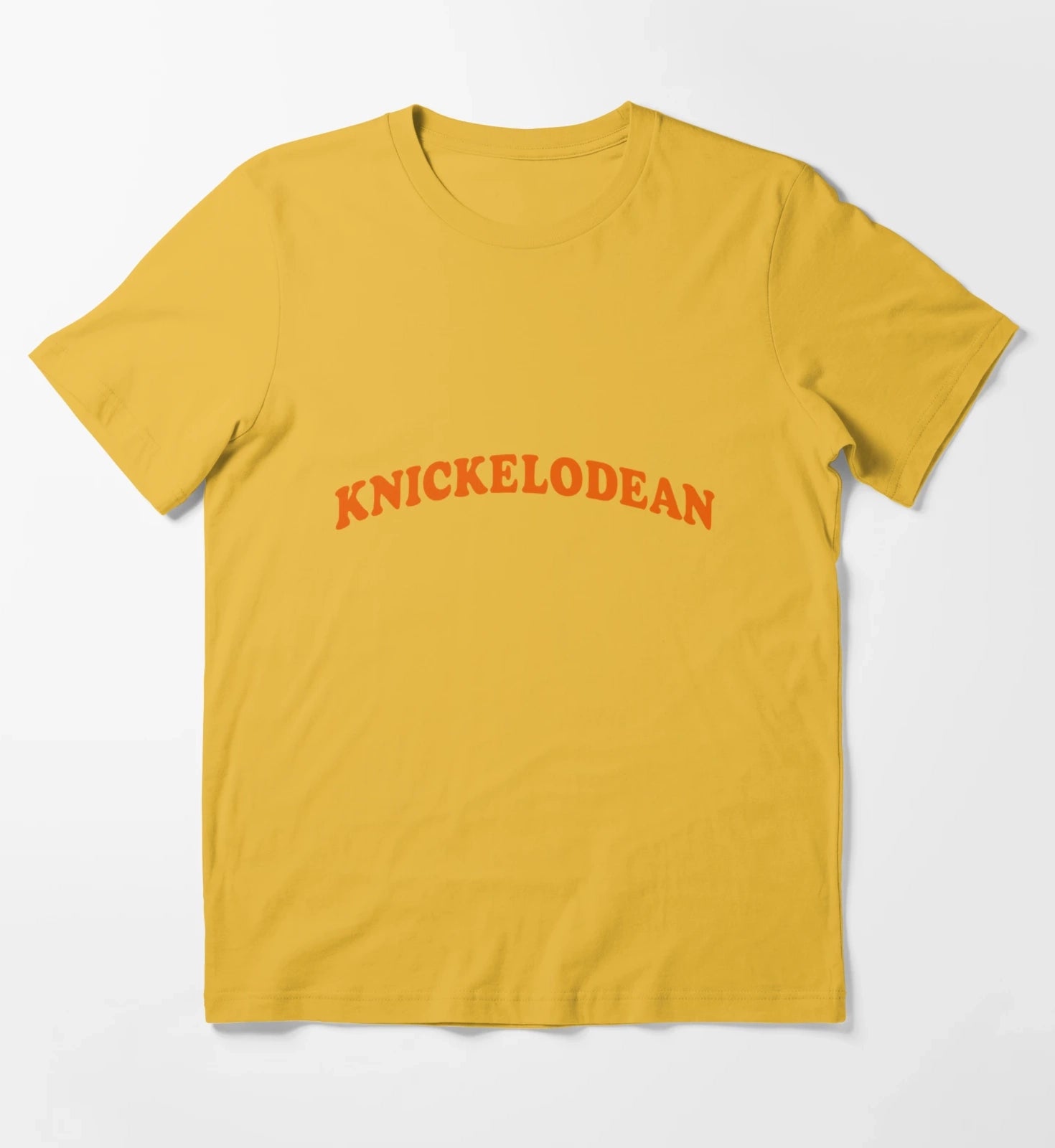 Nickelodeon NY Knicks pun T-Shirt Yellow