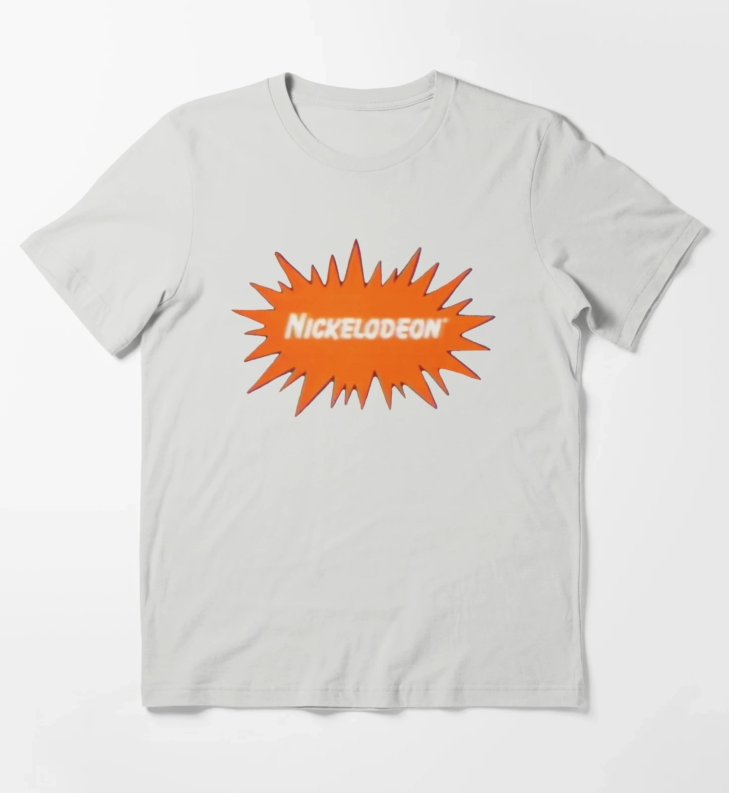 Nickelodeon Old School Logo T-Shirt Light Grey