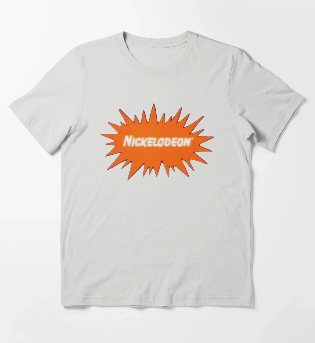 Nickelodeon Old School Logo T-Shirt Light Grey