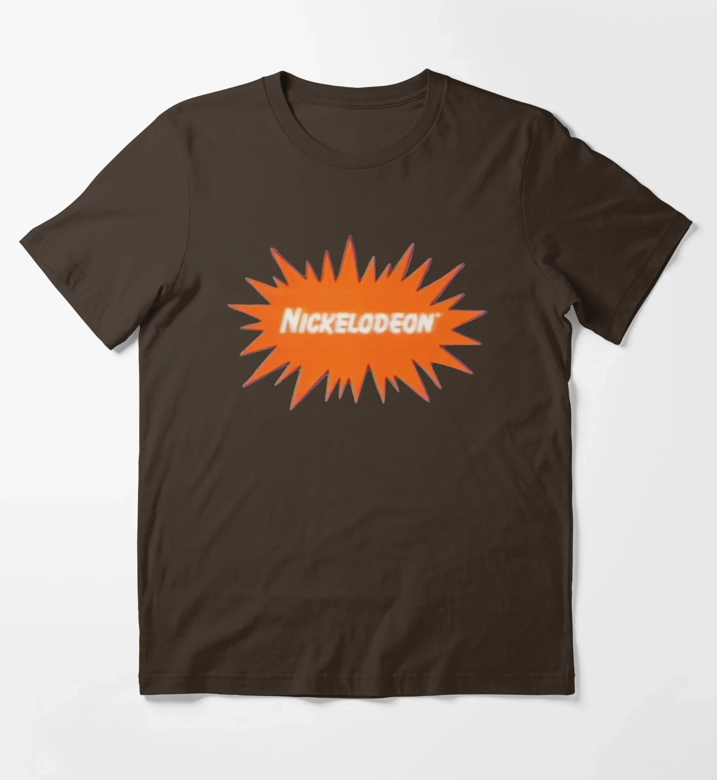 Nickelodeon Old School Logo T-Shirt Brown
