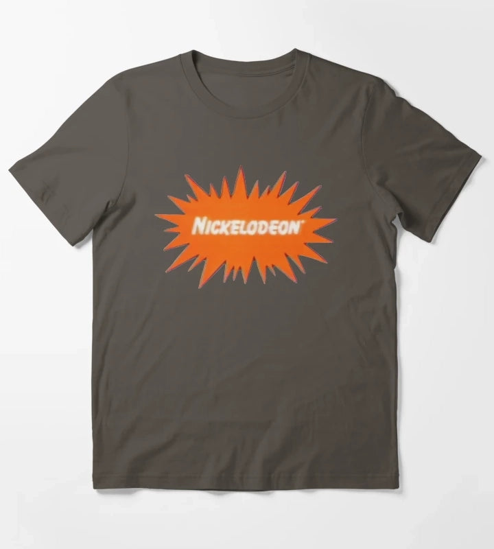 Nickelodeon Old School Logo T-Shirt Dark Grey