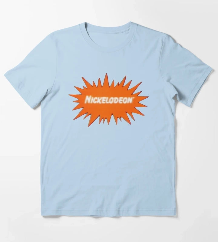 Nickelodeon Old School Logo T-Shirt Sky Blue