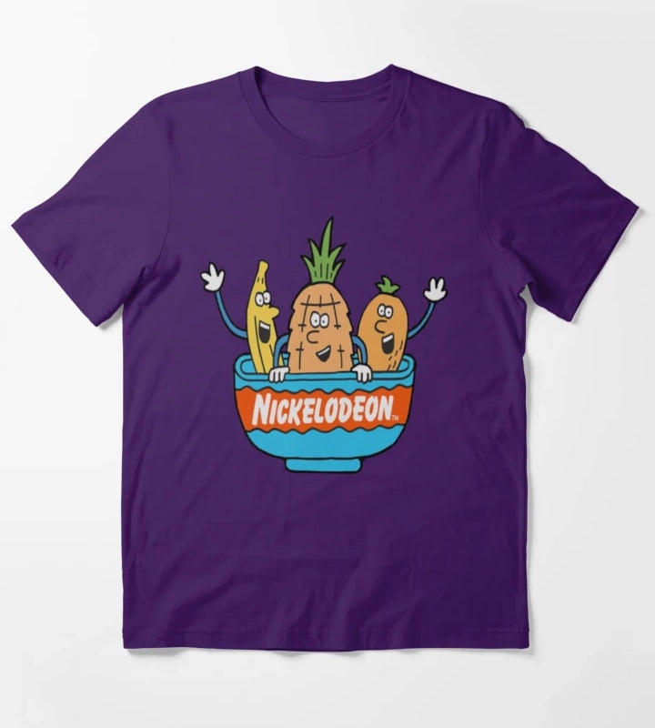 Nickelodeon Orange You Glad Fruits T-Shirt Purple