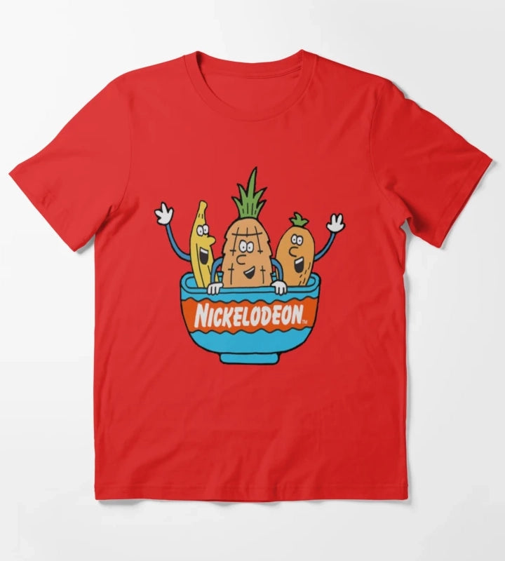 Nickelodeon Orange You Glad Fruits T-Shirt Red