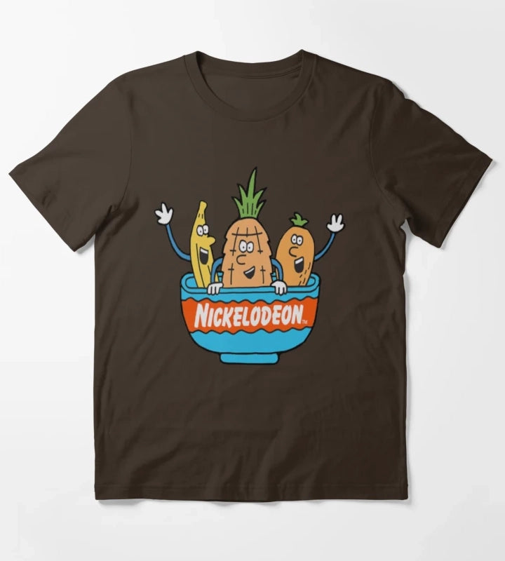 Nickelodeon Orange You Glad Fruits T-Shirt Brown