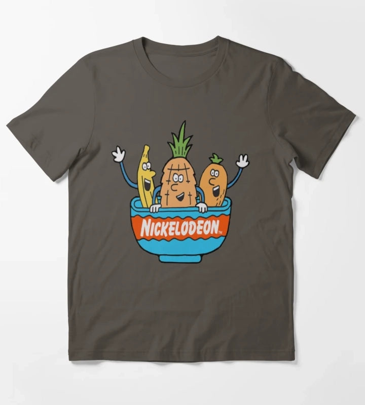 Nickelodeon Orange You Glad Fruits T-Shirt Dark Grey