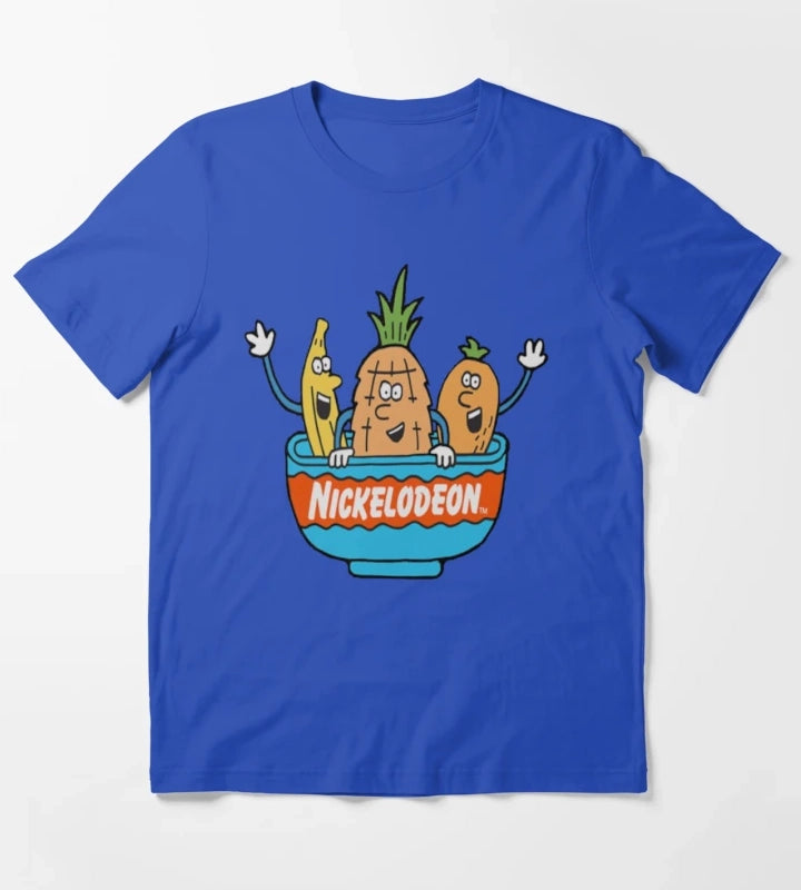 Nickelodeon Orange You Glad Fruits T-Shirt Blue