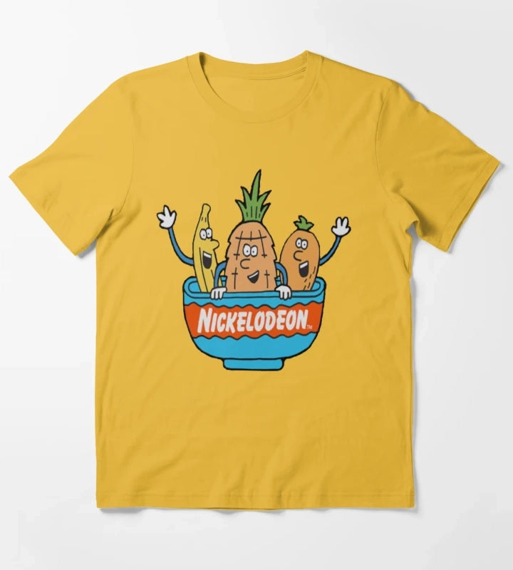 Nickelodeon Orange You Glad Fruits T-Shirt Yellow