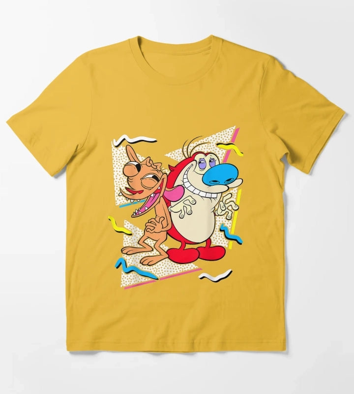 Nickelodeon Ren And Stimpy T-Shirt Yellow