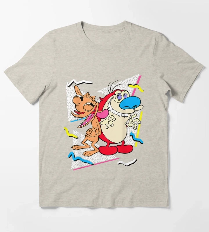 Nickelodeon Ren And Stimpy T-Shirt Cream