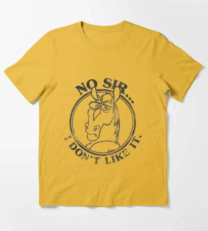 Nickelodeon Ren Stimpy Mr Horse Dont Like It T-Shirt Yellow