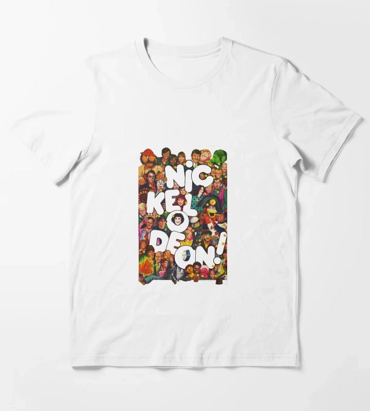 Nickelodeon Retro 80s Collage T-Shirt White