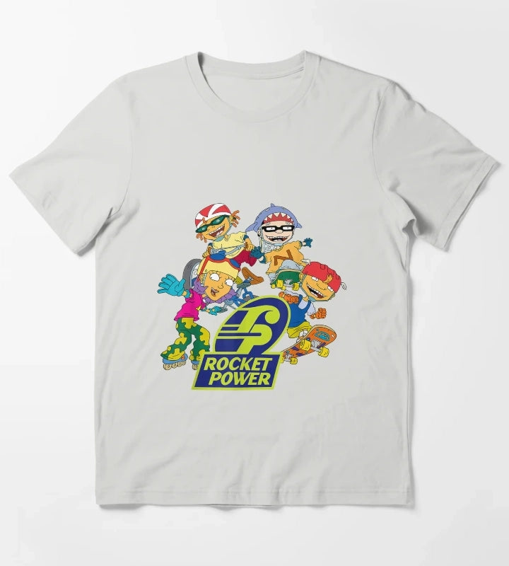 Nickelodeon Rocket Power Character T-Shirt Light Grey