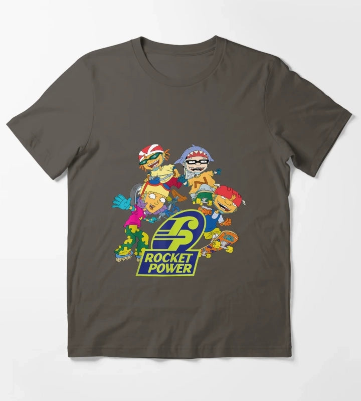 Nickelodeon Rocket Power Character T-Shirt Dark Grey