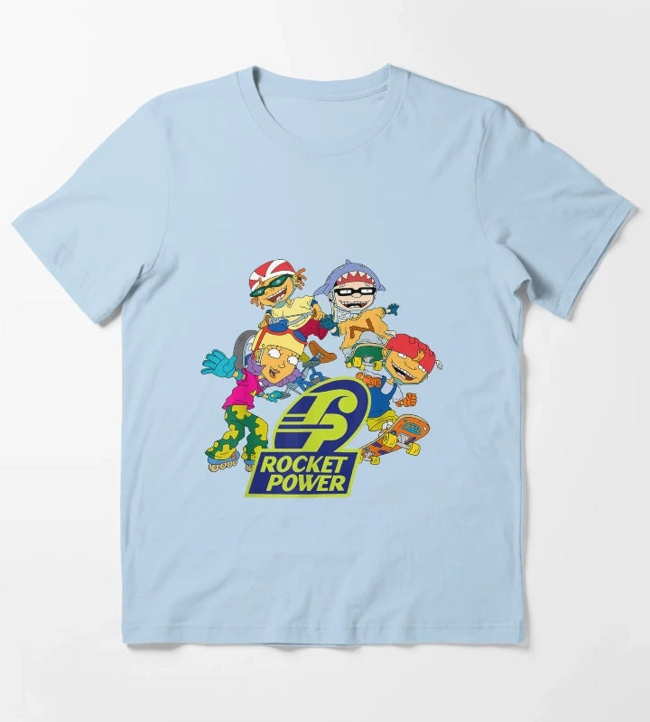 Nickelodeon Rocket Power Character T-Shirt Sky Blue