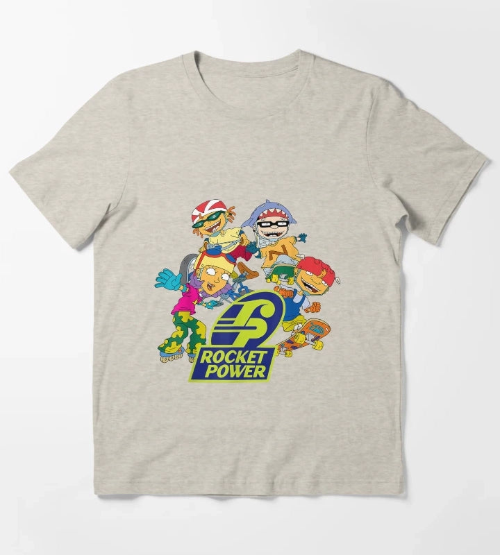 Nickelodeon Rocket Power Character T-Shirt Cream