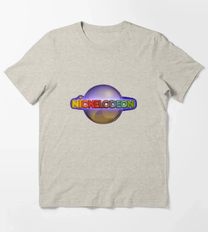 Nickelodeon Silver Ball Retro 80s T-Shirt Cream