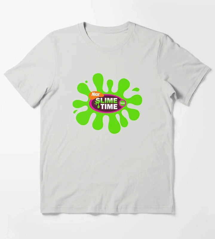 Nickelodeon Slime Time Live 2002 2003 T-Shirt Light Grey