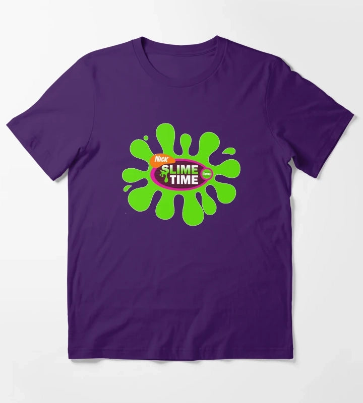 Nickelodeon Slime Time Live 2002 2003 T-Shirt Purple