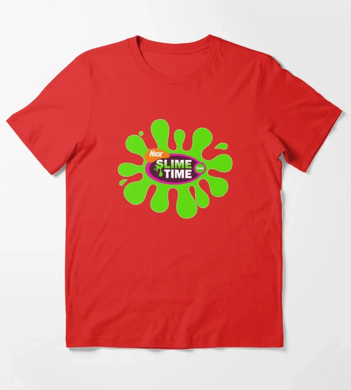 Nickelodeon Slime Time Live 2002 2003 T-Shirt Red