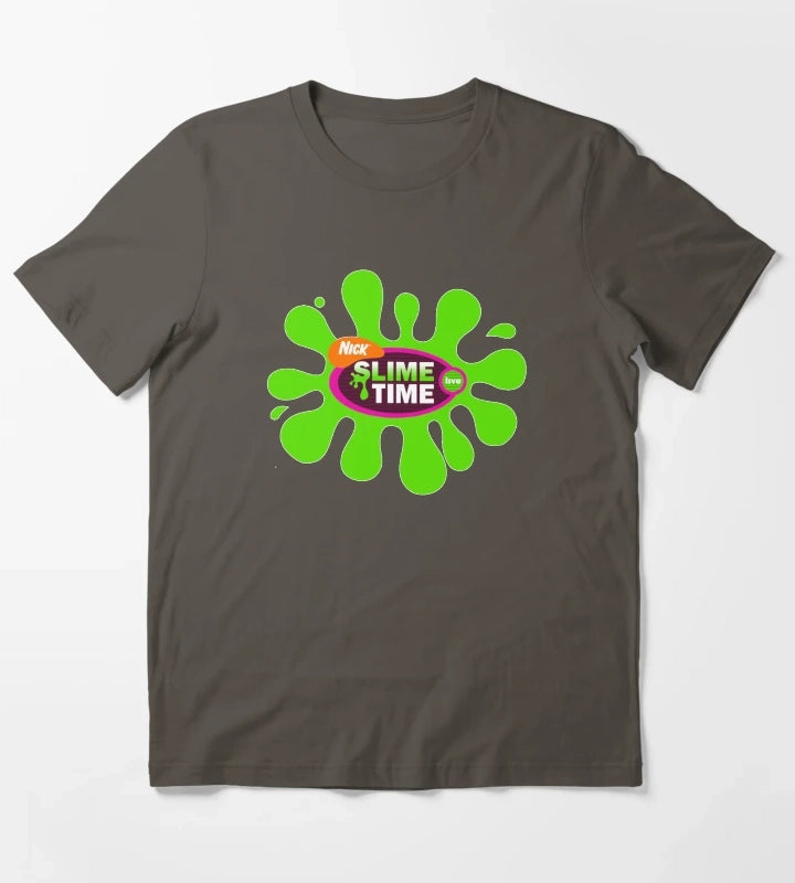 Nickelodeon Slime Time Live 2002 2003 T-Shirt Dark Grey