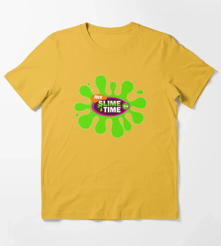 Nickelodeon Slime Time Live 2002 2003 T-Shirt Yellow