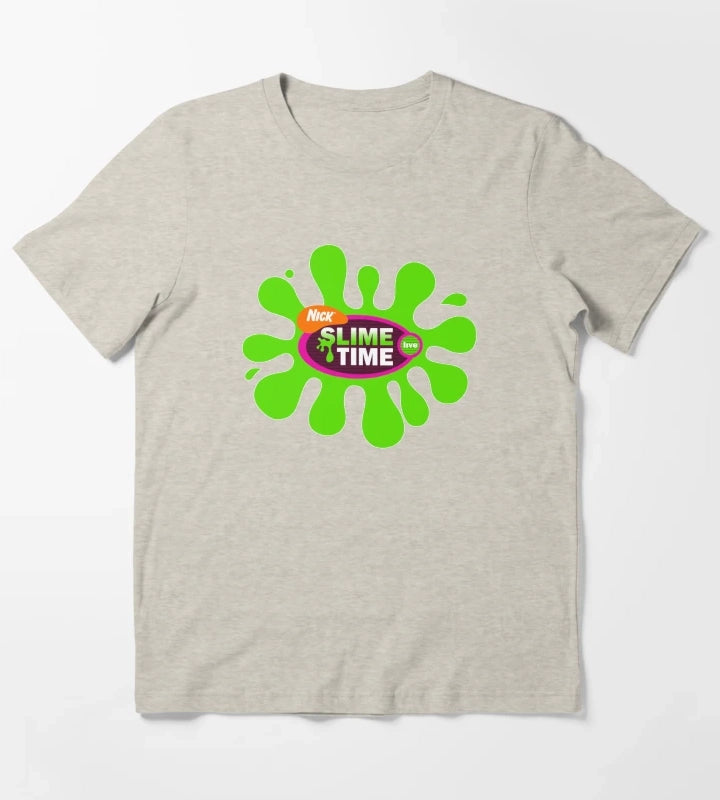 Nickelodeon Slime Time Live 2002 2003 T-Shirt Cream