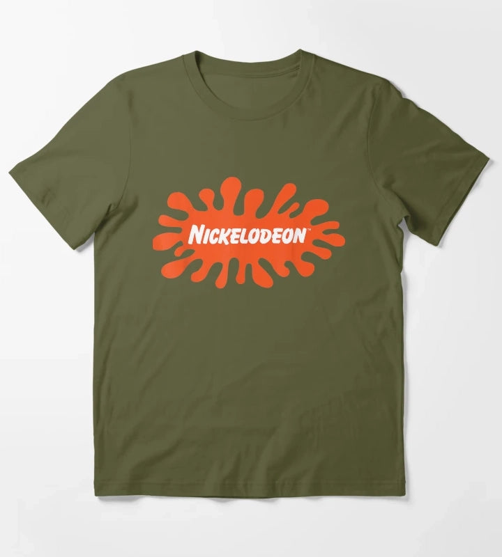 Nickelodeon Splat T-Shirt Olive Green