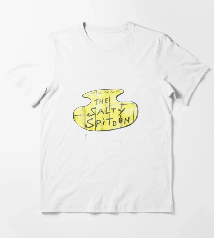 Nickelodeon Spongebob Salty Spitoon T Shirt T-Shirt White