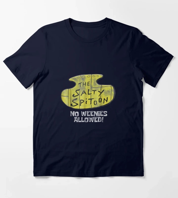 Nickelodeon Spongebob Salty Spitoon T Shirt T-Shirt Navy
