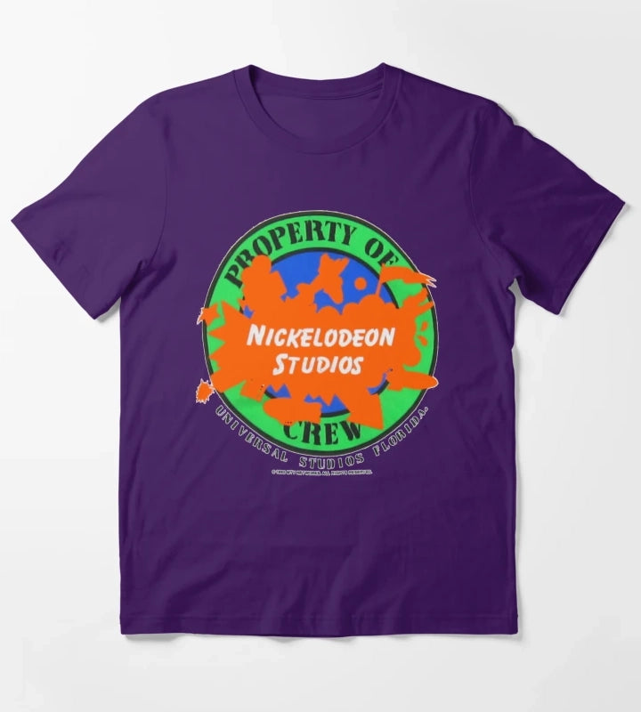 Nickelodeon Studios Crew Shirt T-Shirt Purple