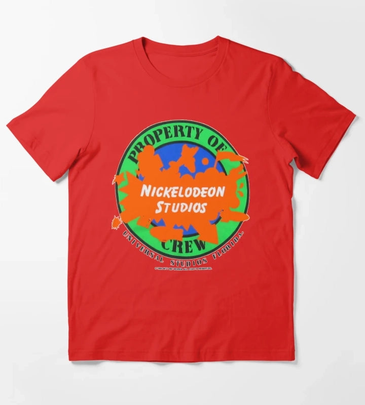 Nickelodeon Studios Crew Shirt T-Shirt Red