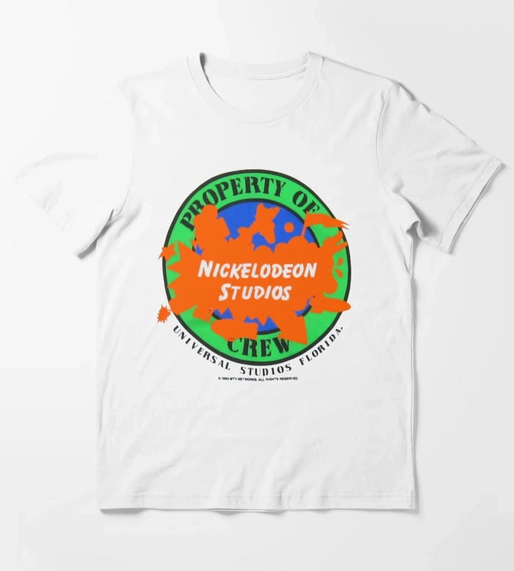 Nickelodeon Studios Crew Shirt T-Shirt White
