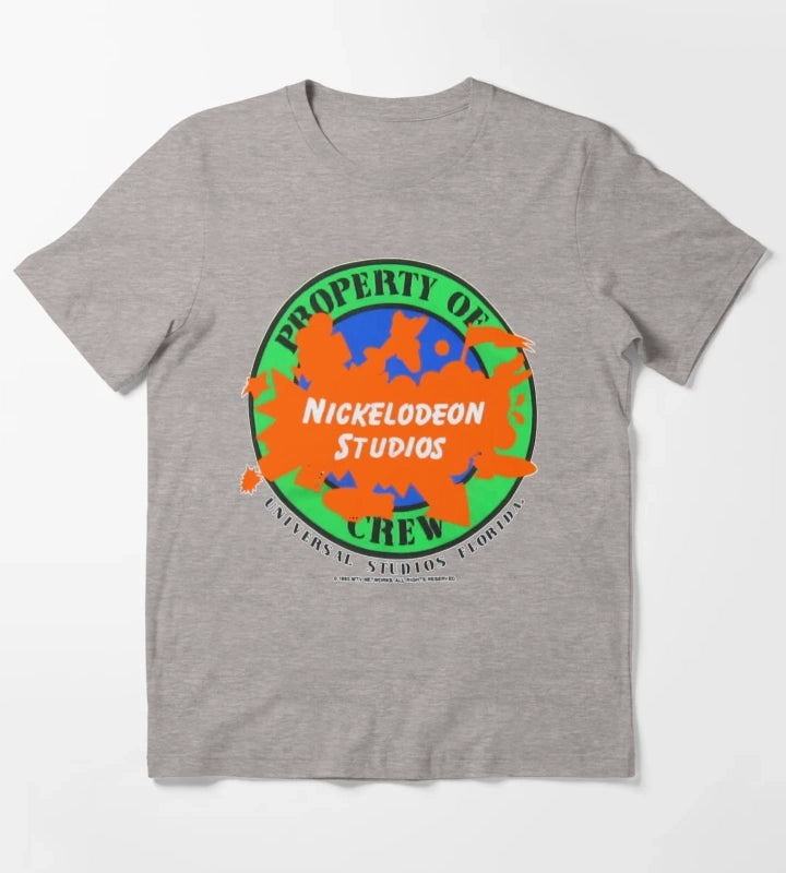 Nickelodeon Studios Crew Shirt T-Shirt Heather Grey