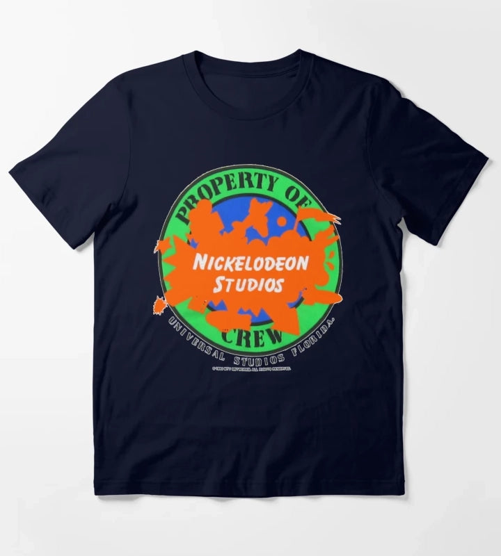 Nickelodeon Studios Crew Shirt T-Shirt Navy