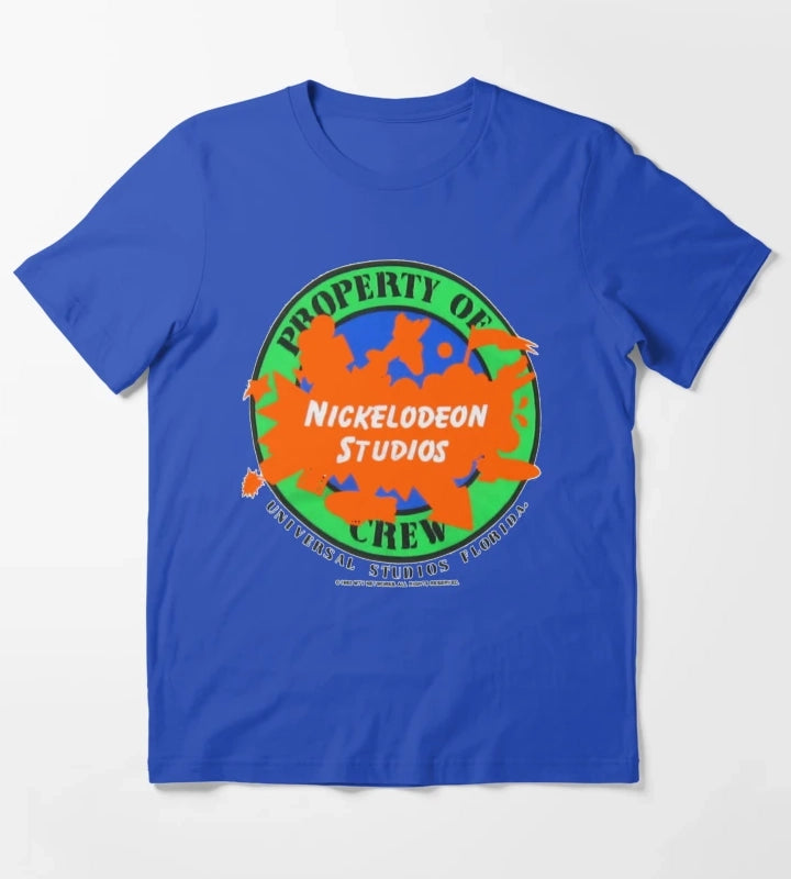 Nickelodeon Studios Crew Shirt T-Shirt Blue