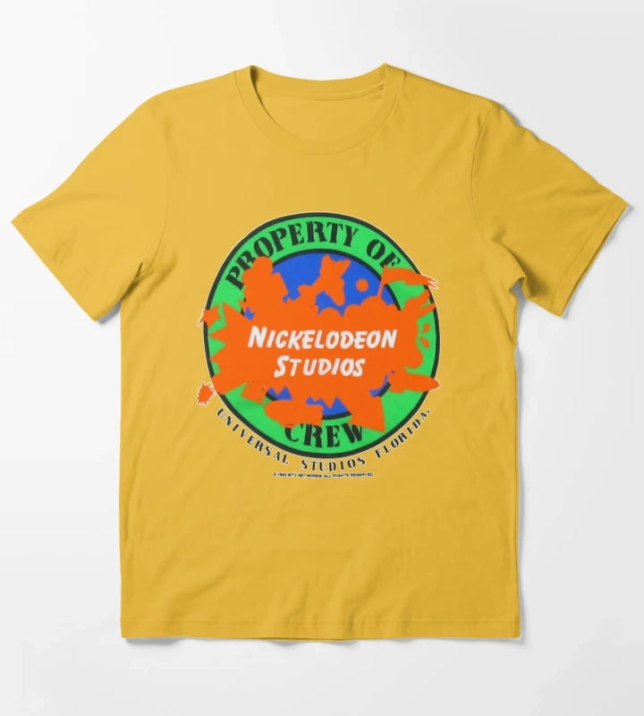 Nickelodeon Studios Crew Shirt T-Shirt Yellow