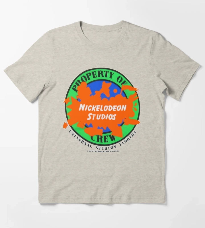 Nickelodeon Studios Crew Shirt T-Shirt Cream