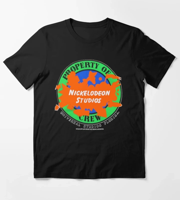 Nickelodeon Studios Property Of Crew Shirt Embossed Look T-Shirt