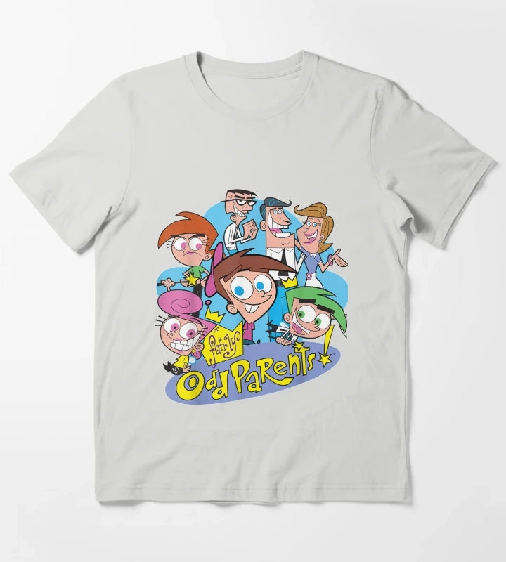 Nickelodeon The Fairly Oddparents Cast T-Shirt Light Grey