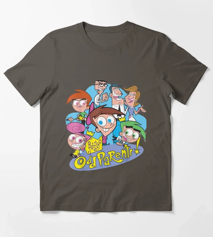 Nickelodeon The Fairly Oddparents Cast T-Shirt Dark Grey